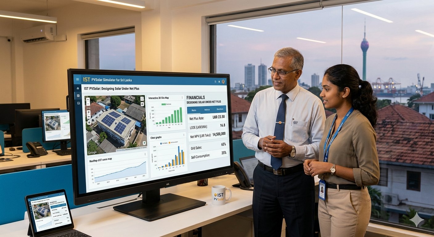 IST PVSolar Simulator for Sri Lanka Solar Project Simulation