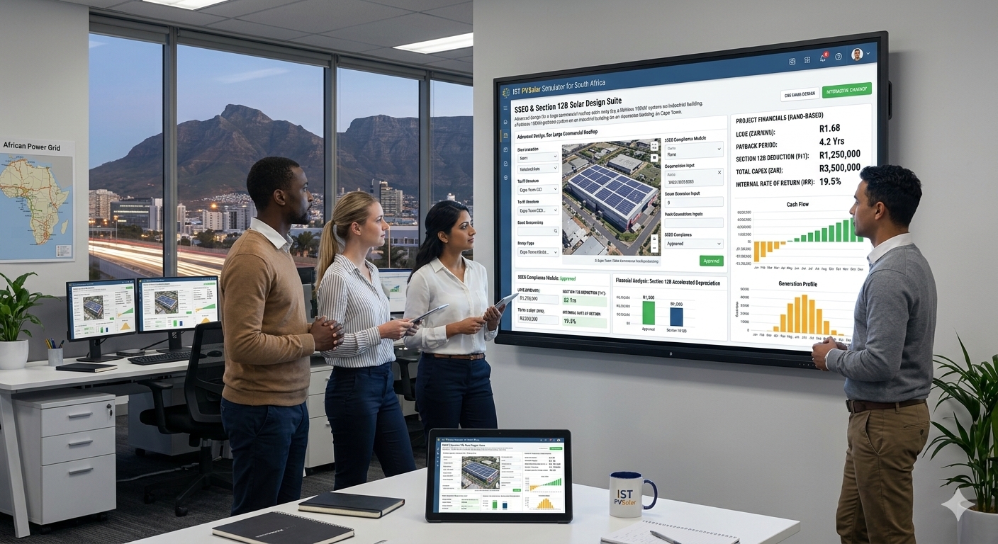 IST PVSolar Simulator for South Africa