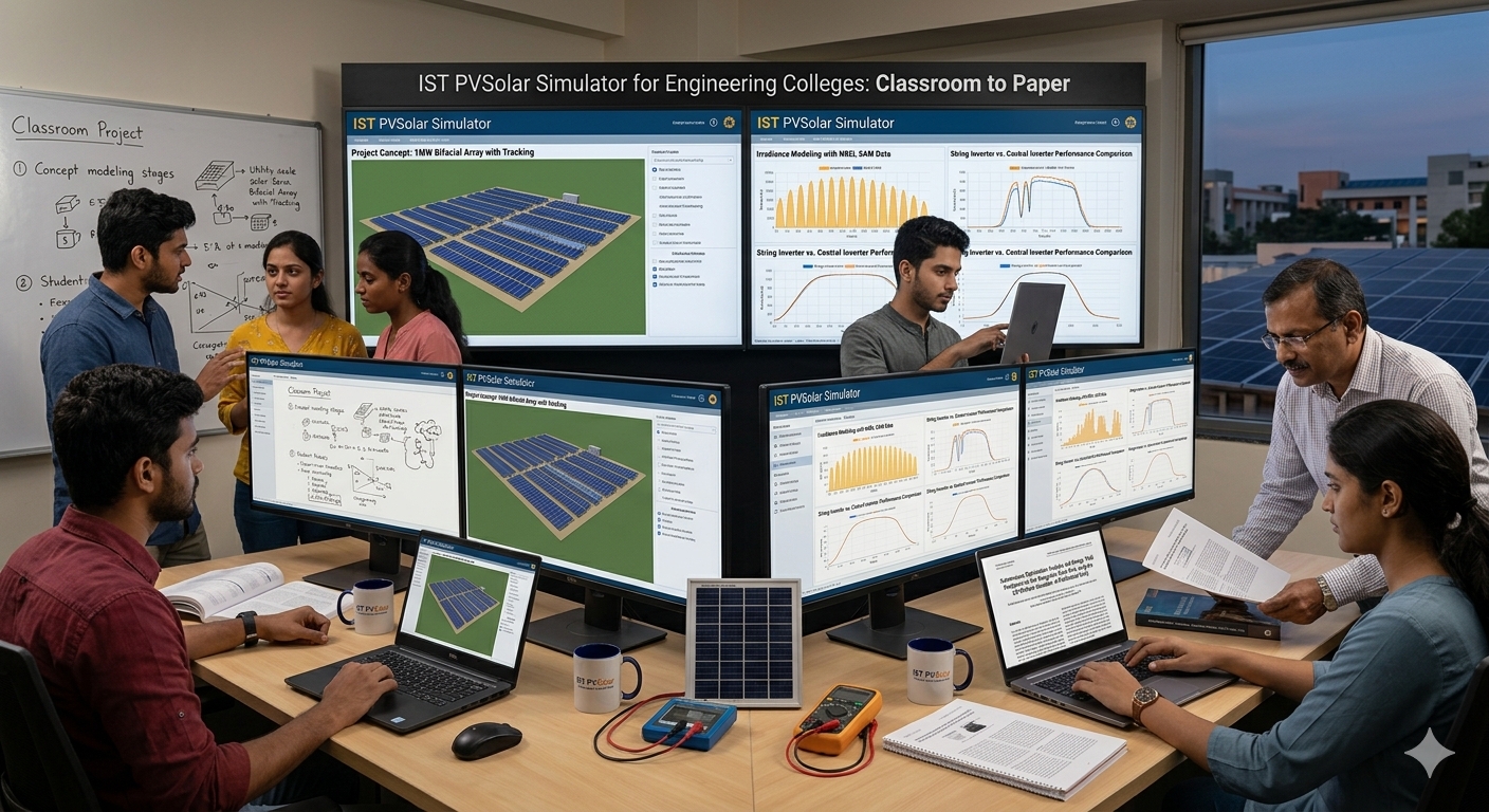 IST PVSolar Simulator for Engineering Colleges